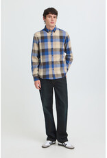 BLEND CODY BUTTON UP SHIRT - BLUE QUARTZ