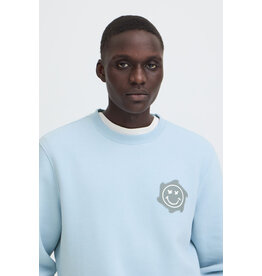 BLEND KEELAN GRAPHIC CREW NECK SWEATER - COTTON BLEND