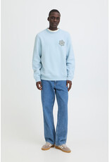 BLEND KEELAN GRAPHIC CREW NECK SWEATER - COTTON BLEND
