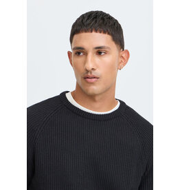BLEND CLINT COTTON KNIT SWEATER