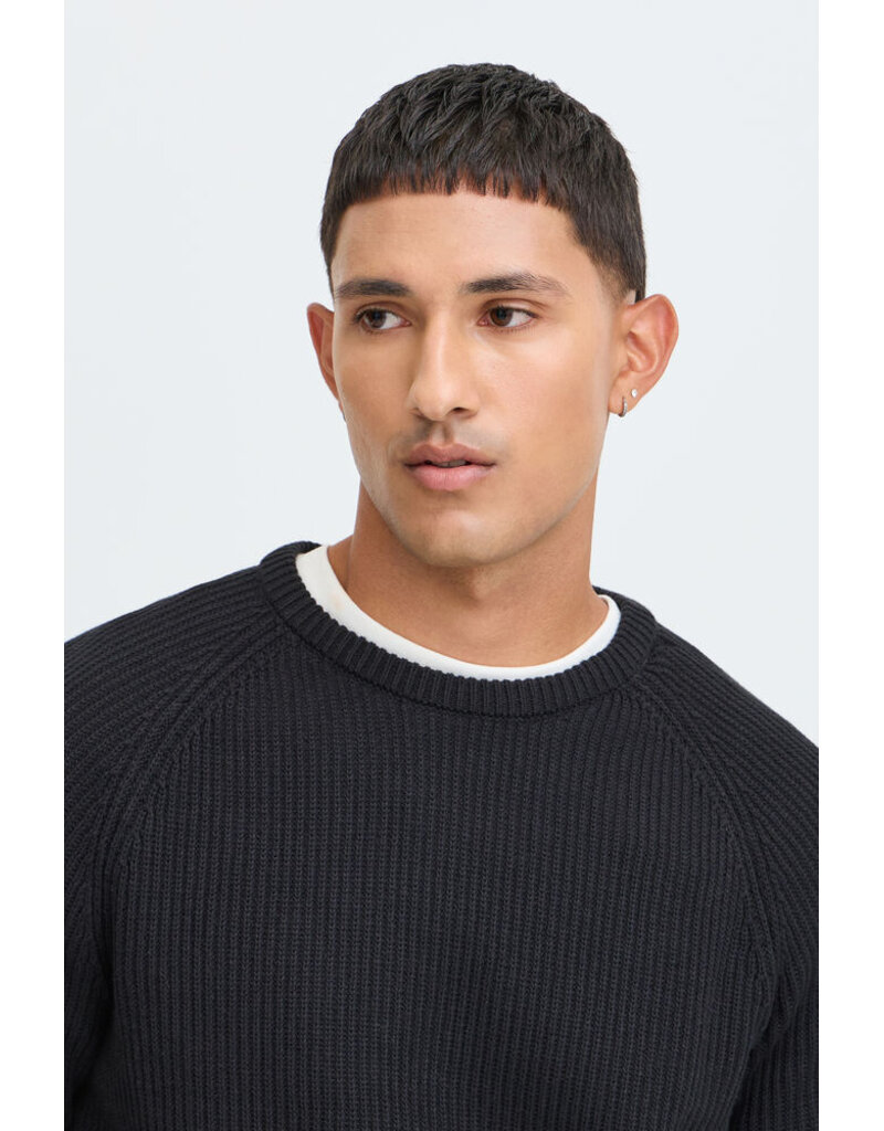 BLEND CLINT COTTON KNIT SWEATER
