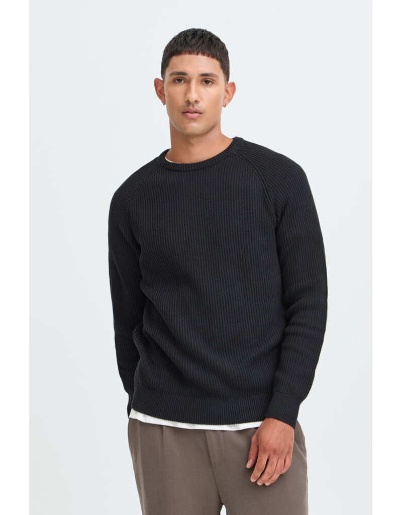 BLEND CLINT COTTON KNIT SWEATER