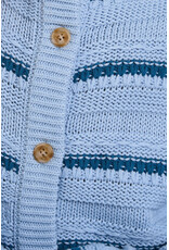 24COLOURS BLUE KNIT CARDIGAN