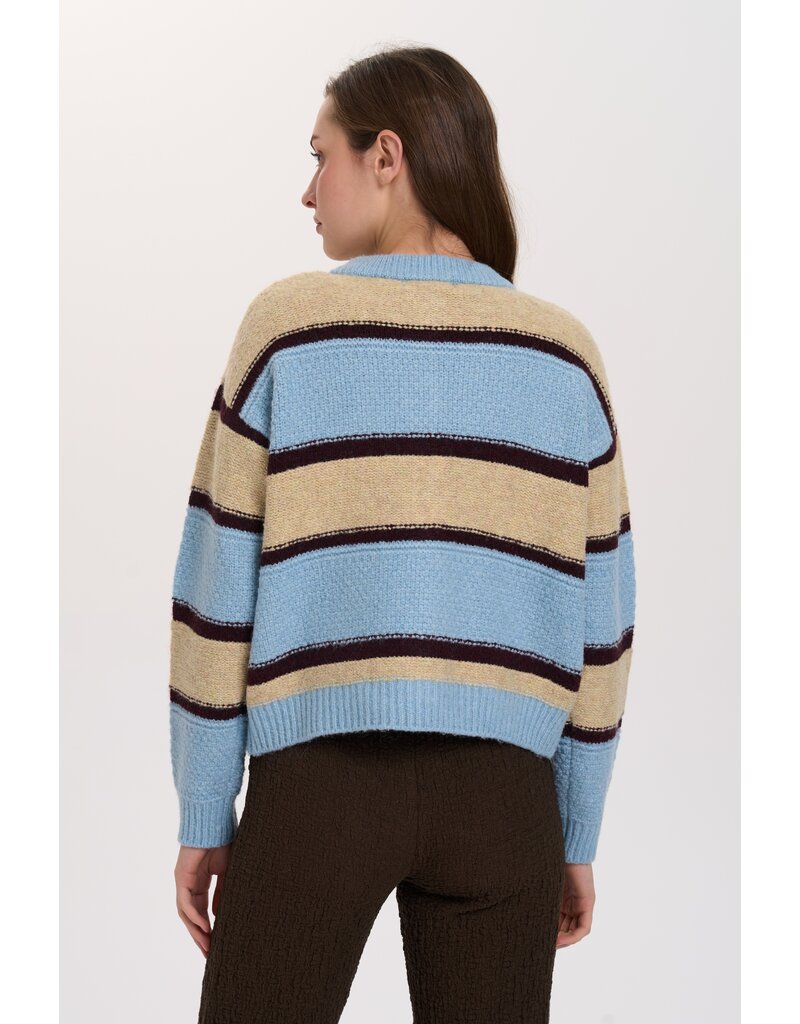 24COLOURS MULTICOLOR BUTTON CARDIGAN