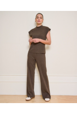 BROWN KNITTED TROUSERS