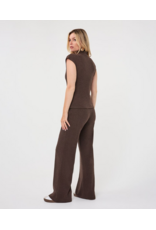 BROWN KNITTED TROUSERS