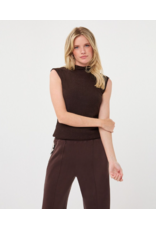 FINE KNIT SLVLESS TURTLENECK TANK