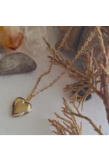 PIKA & BEAR TOTAL ECLIPSE OF THE HEART LOCKET NECKLACE