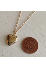 PIKA & BEAR TOTAL ECLIPSE OF THE HEART LOCKET NECKLACE