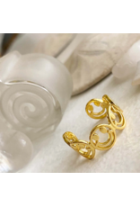 PIKA & BEAR DONT WORRY BE HAPPY CHAIN RING