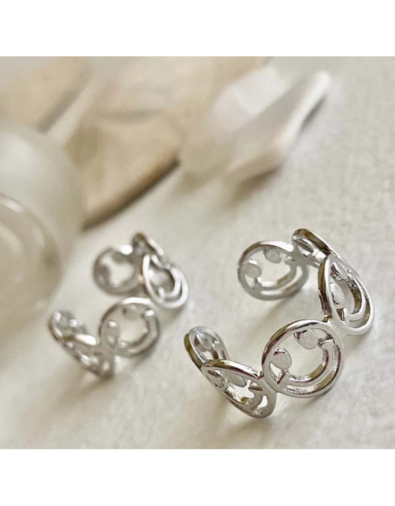 PIKA & BEAR DONT WORRY BE HAPPY CHAIN RING