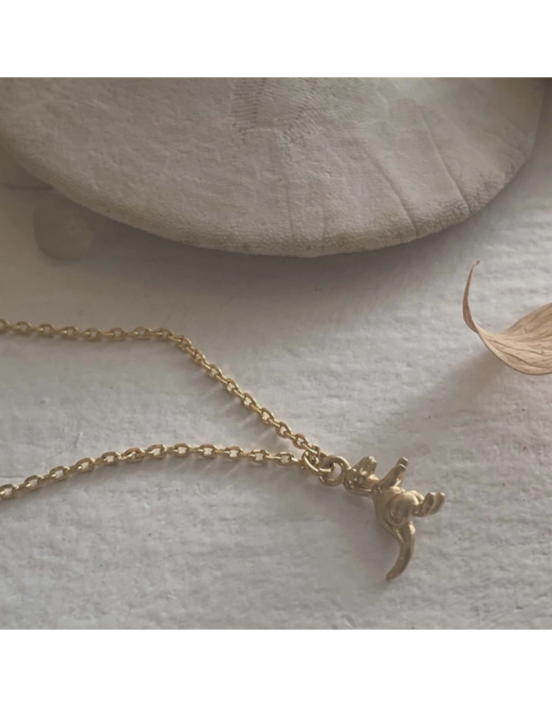 PIKA & BEAR SCOTTY TINY T-REX DINOSAUR NECKLACE