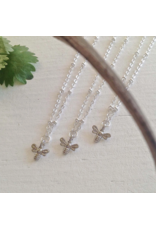 PIKA & BEAR WILDFLOWERS TINY BEE NECKLACE