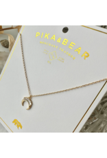 PIKA & BEAR KHONSU CRESCENT MOON NECKLACE - GOLD