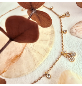PIKA & BEAR CHERRY BOMB CHARM NECKLACE
