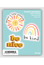 WATERPROOF STICKER TRIO