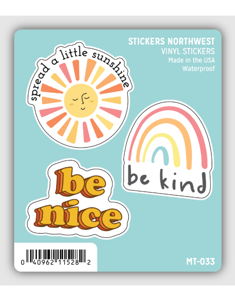 WATERPROOF STICKER TRIO