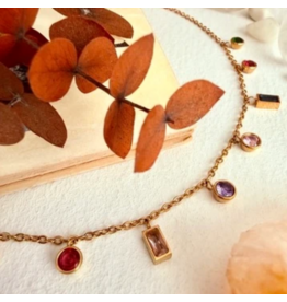 PIKA & BEAR CHARLEMAGNE CHARM NECKLACE - GOLD