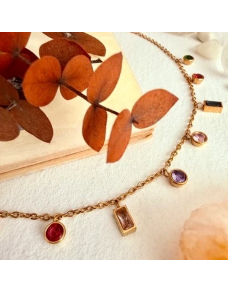 PIKA & BEAR CHARLEMAGNE CHARM NECKLACE - GOLD