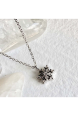 PIKA & BEAR NORQUAY SNOWFLAKE CHARM NECKLACE