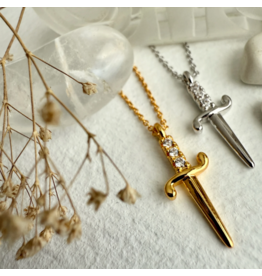 PIKA & BEAR BRUTE DAGGER CHARM NECKLACE