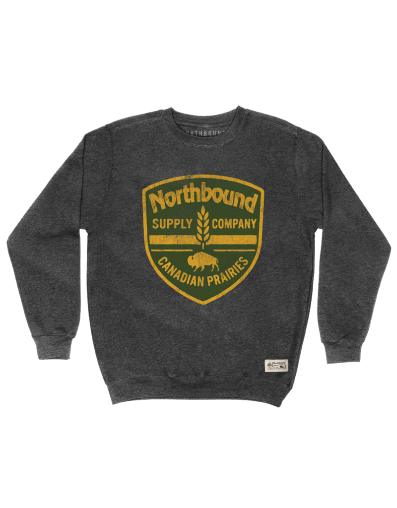 NORTHBOUND SUPPLY PRAIRIE SHIELD CREWNECK SWEATSHIRT