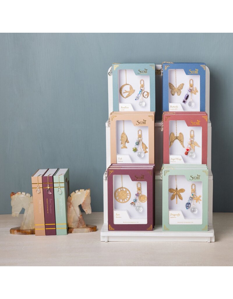 SCOUT BOOKMARK & KEYCHAIN SET