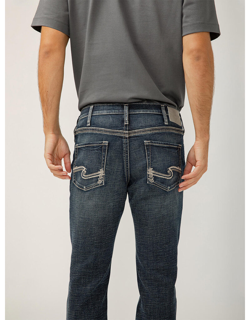 SILVER JEANS JACE JEAN - DARK INDIGO - 34 LEG