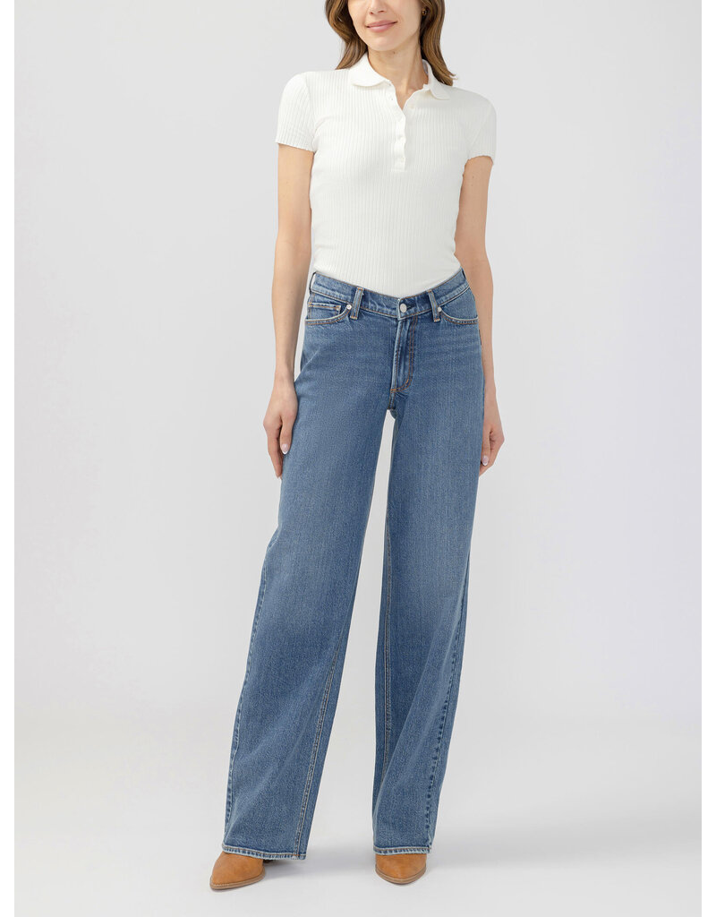 SILVER JEANS V FRONT WIDE LEG - ROOTED - 33 LEG