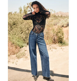 SILVER JEANS V FRONT WIDE LEG - ROOTED - 35 LEG
