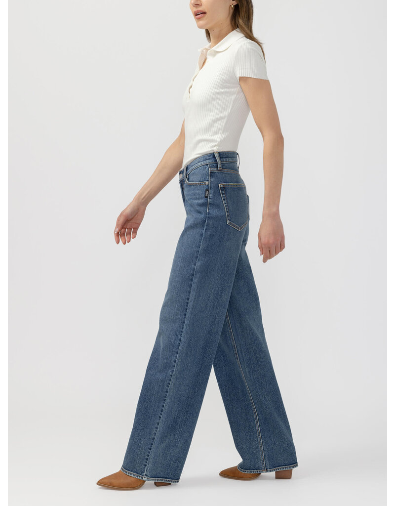 SILVER JEANS V FRONT WIDE LEG - ROOTED - 35 LEG