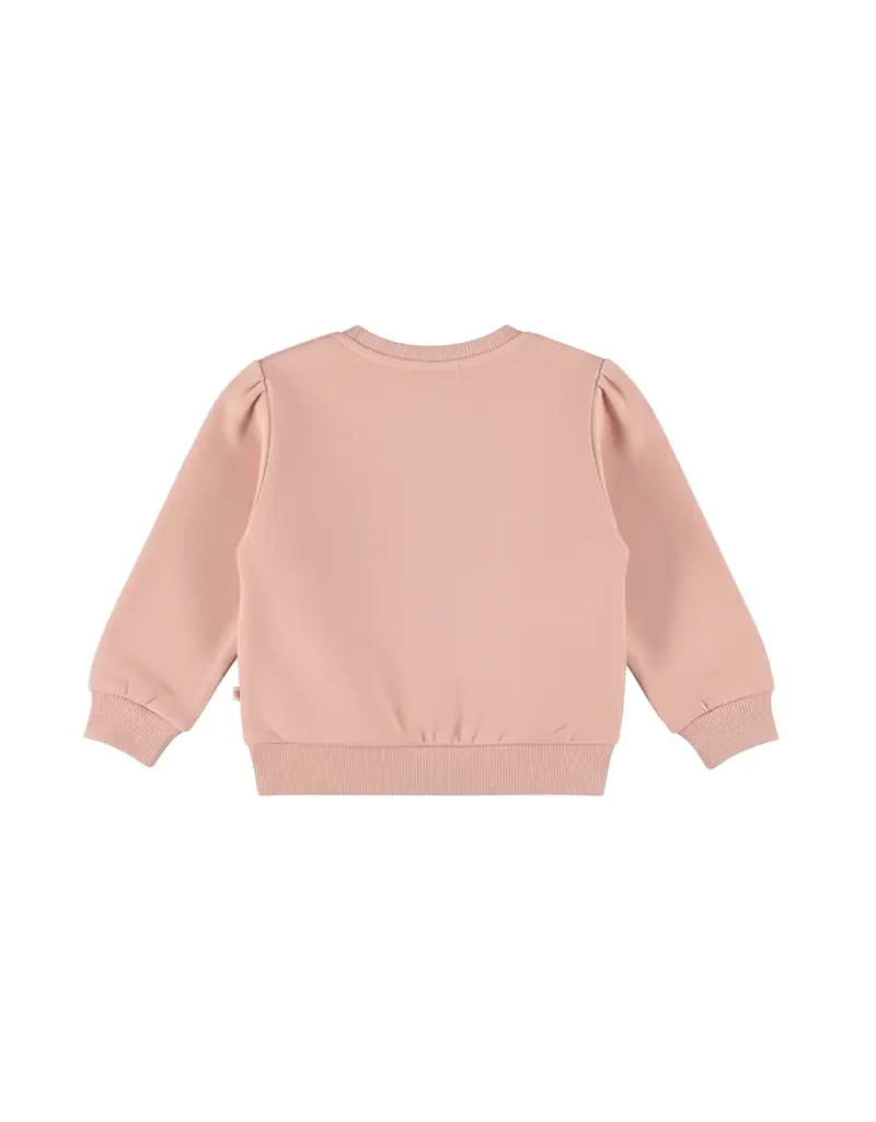 DIRKJE PINK SWEATER W/ FLORAL PRINT