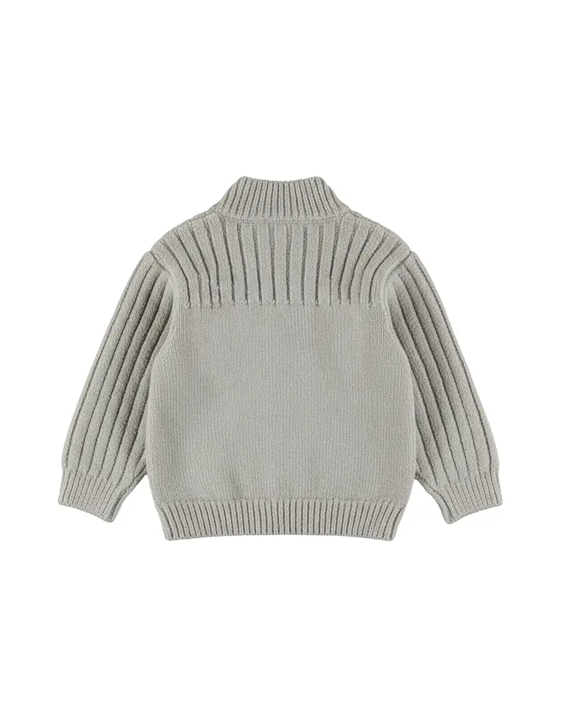 DIRKJE KNITTED CARDIGAN - GREY