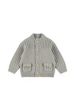 DIRKJE KNITTED CARDIGAN - GREY