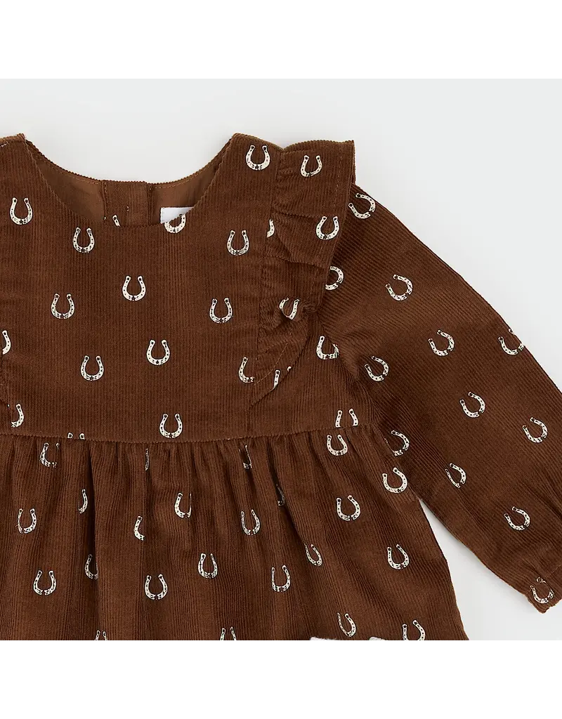 PETIT LEM 2PC HORSESHOE DRESS & LEGGINGS