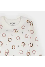 PETIT LEM 2PC HORSESHOE PAJAMA SET