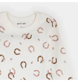 PETIT LEM 2PC HORSESHOE PAJAMA SET