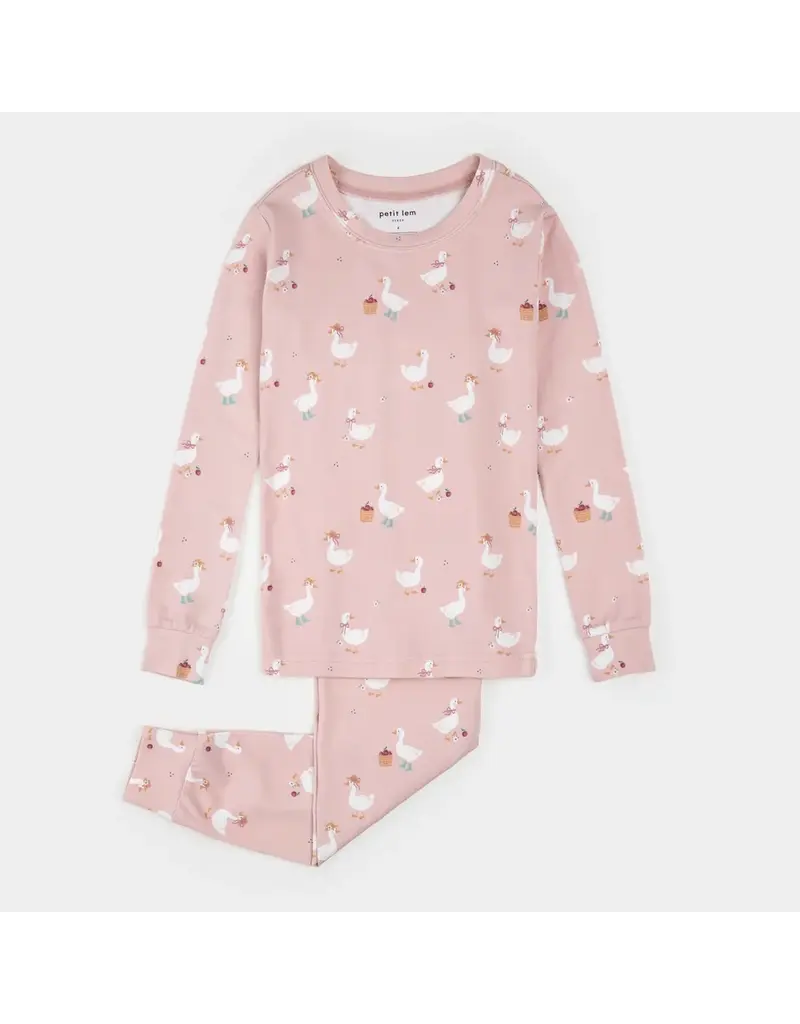 PETIT LEM 2PC DRESS UP DUCK PAJAMA SET