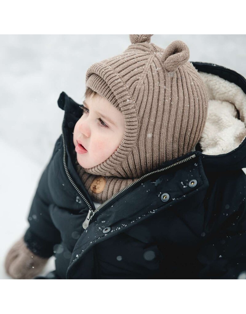 CALI KIDS KNIT BEAR BALACLAVA (9 - 24 MONTHS) (2605)