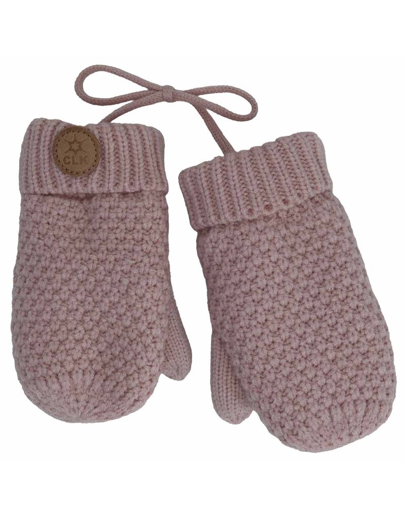 CALI KIDS KNIT MITTEN W. CORD  (0 - 9 MONTHS) (2670)
