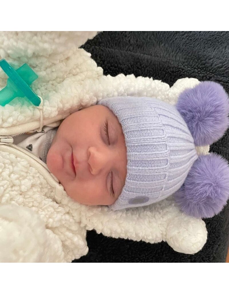 CALI KIDS POM POM BEANIE (0 - 9 MONTHS) (2209)