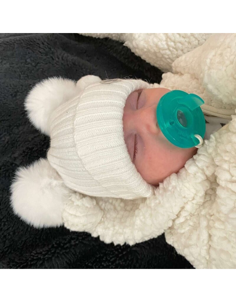 CALI KIDS POM POM BEANIE (0 - 9 MONTHS) (2209)