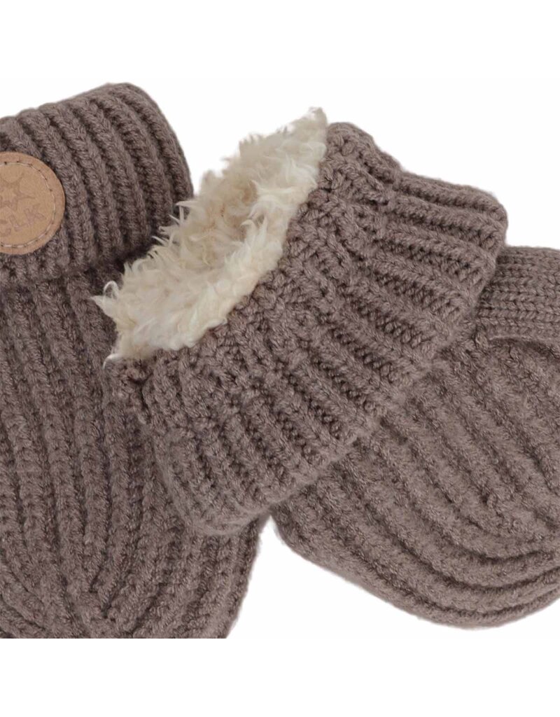CALI KIDS KNIT MITTEN W. CORD  (0 - 9 MONTHS) (2650)