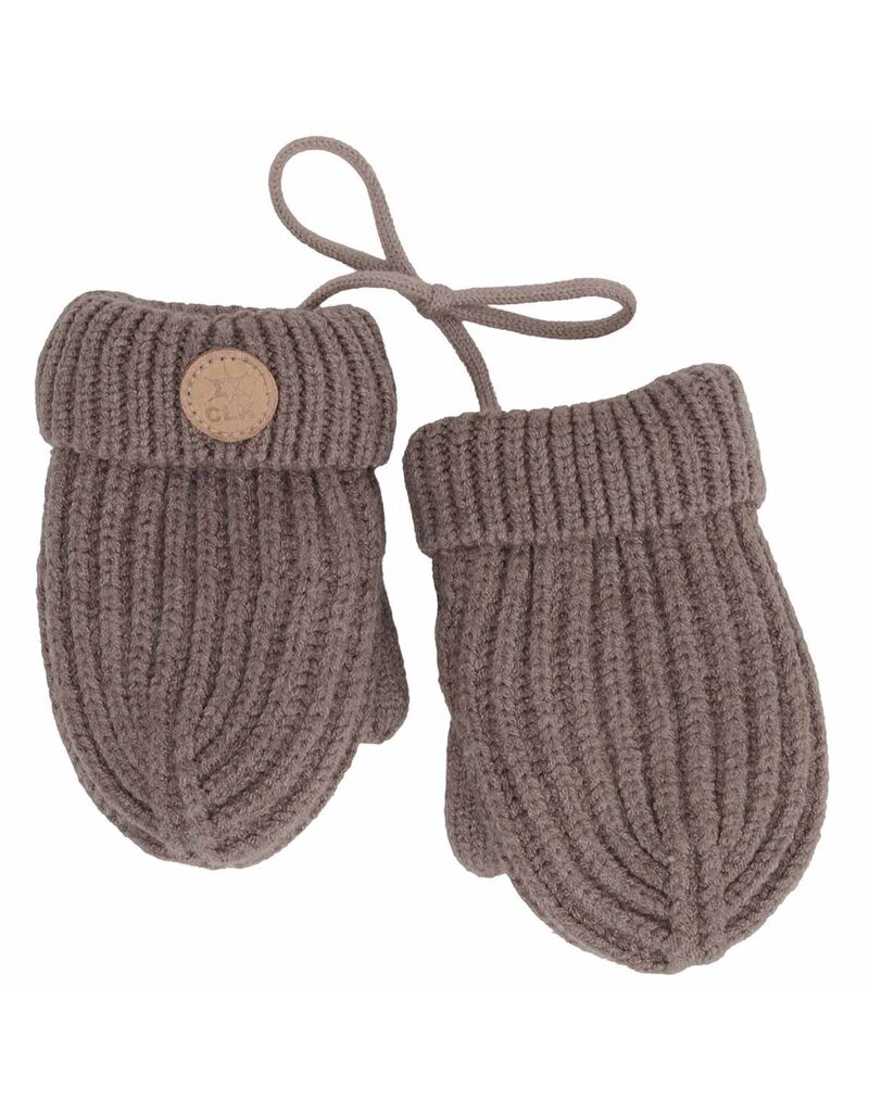 CALI KIDS KNIT MITTEN W. CORD  (0 - 9 MONTHS) (2650)
