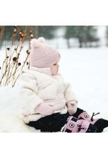 CALI KIDS KNIT 2 POM POM HAT (3 - 9 MONTH) (2600)