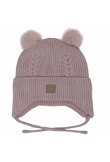 CALI KIDS KNIT 2 POM POM HAT (3 - 9 MONTH) (2600)