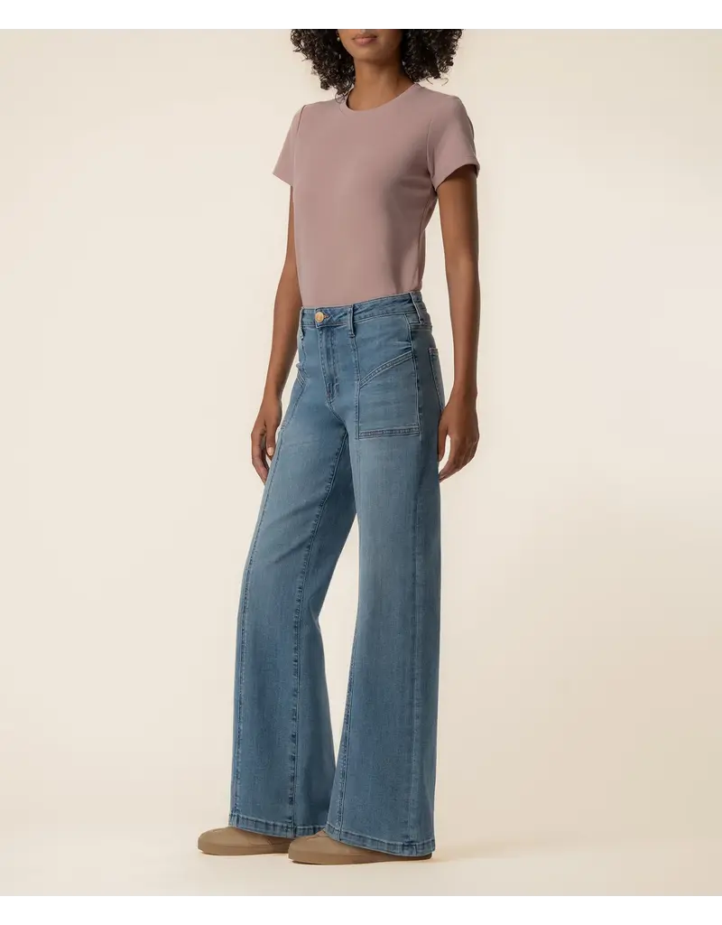KUT JEAN - HIGH RISE - WIDE LEG - UTILIZE