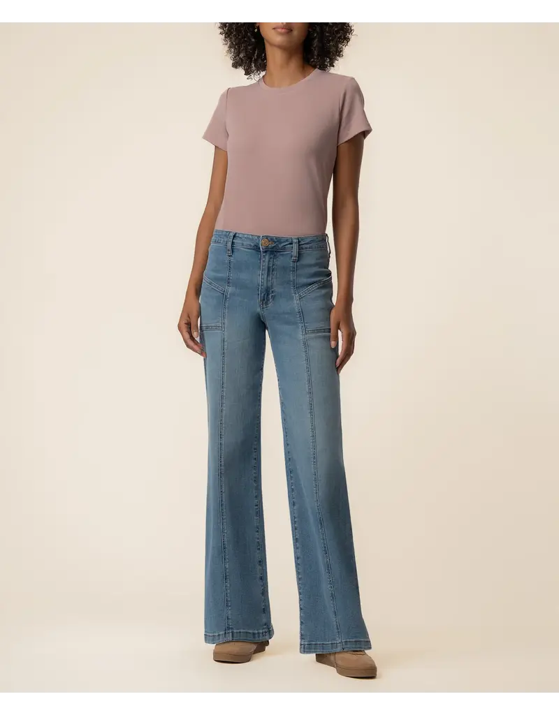 KUT JEAN - HIGH RISE - WIDE LEG - UTILIZE
