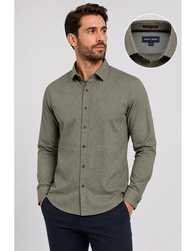 DRESS SHIRT - ARTICHOKE