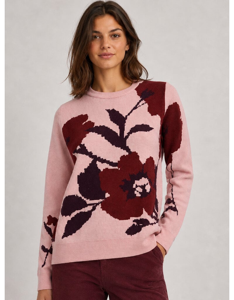 FLORAL SWEATER - QUARTZ